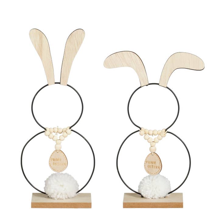 Holzdekoration Hase - Osterdekoration für den Großhandel von DRYdecorations