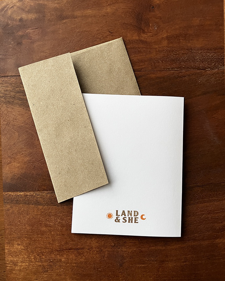 Land & She - Wholesale Everyday Greeting Card - Red A-Frame Book Nook Greeting Card2