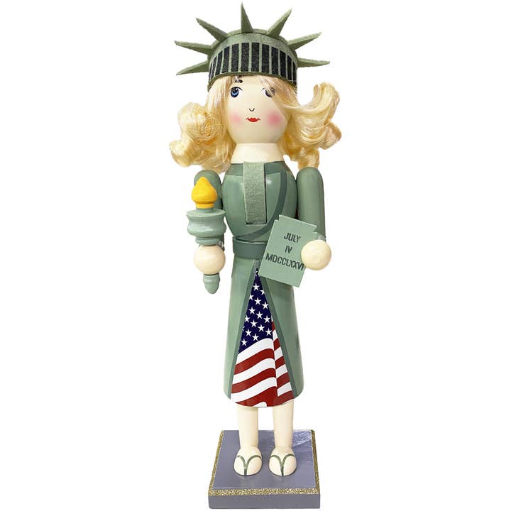 14" State of Liberty Nutcracker for wholesale by Santa’s Workshop Inc.