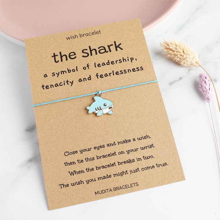The Shark Wish Bracelet for wholesale by Mudita Bracelets