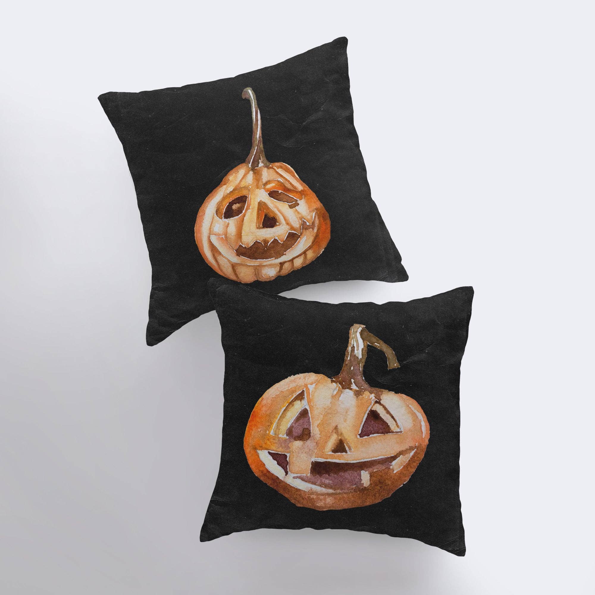 UniikPillows - Vendita all'ingrosso Fodera cuscino decorativo - Fodera per cuscino Jack O Lantern | Decorazioni autunnali | Cuscini di Halloween | Decorazioni di Halloween | Cuscini autunnali | Simpatici cuscini da tiro2