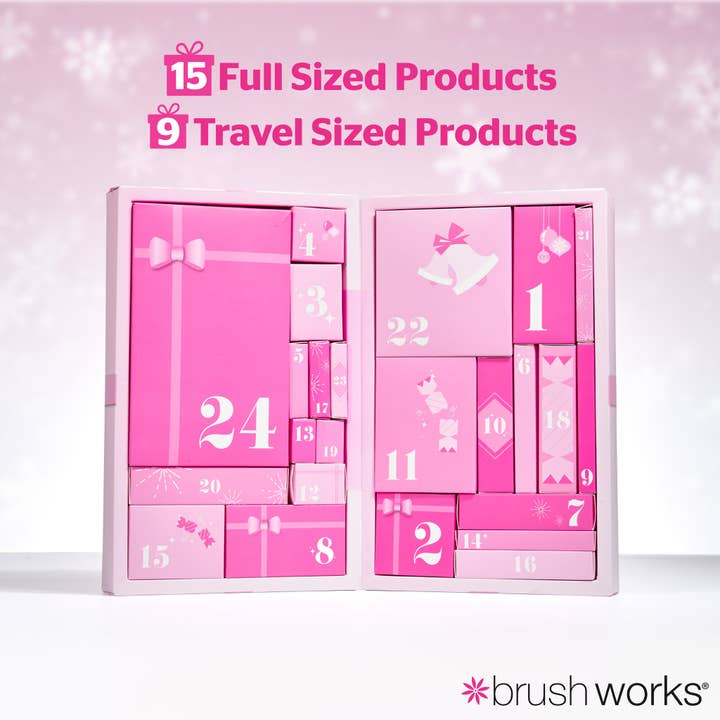 Soinvogue - Wholesale Advent calendar - Brushworks Beauty Countdown Advent Calendar2