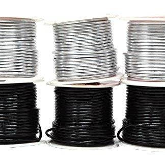 Mandala Crafts - Wholesale Craft Supplies - Mandala Crafts Anodized Aluminum Wire for Sculpting, Armature, Jewelry Making, Gem Metal Wrap, Garden, Colored and Soft, Assorted 6 Rolls1