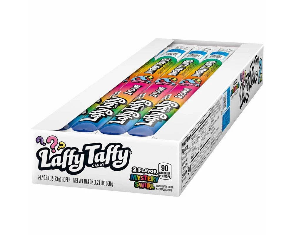 Royal Wholesale - Wholesale Taffy - Laffy Taffy Mystery Swirl Rope 24ct0