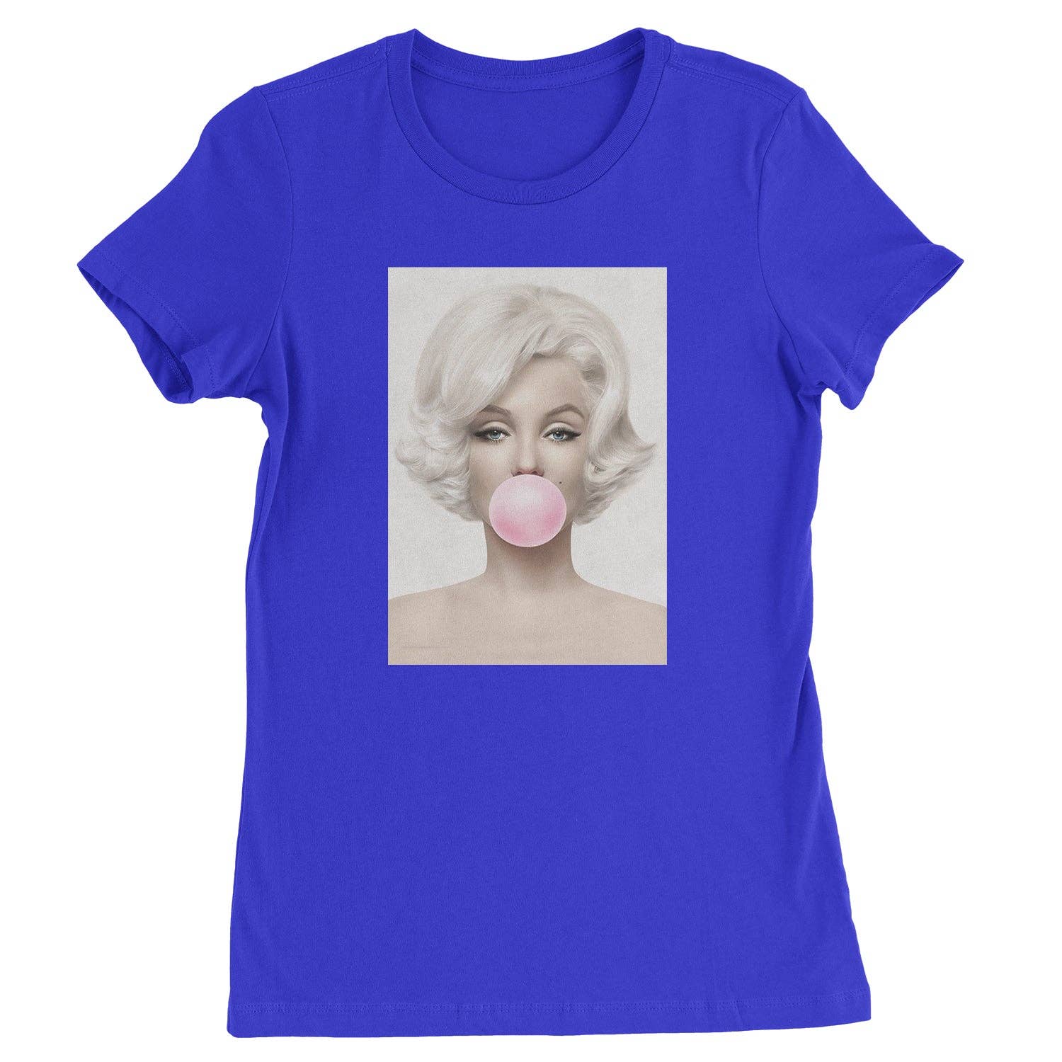 Expression Tees - Vente T-shirt sérigraphié – femme - T-shirt Marilyn Monroe Pink Bubble Gum pour femme7