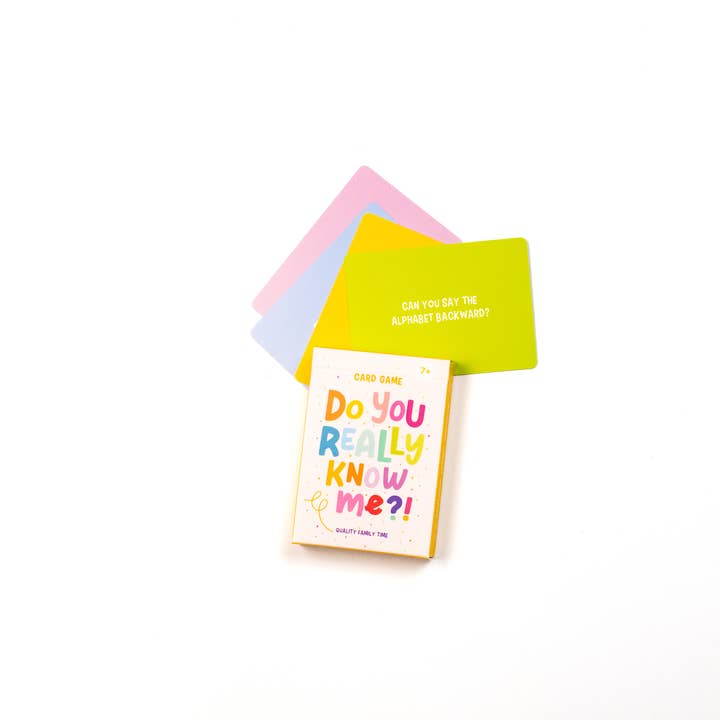 Explore. Learn. Observe. - Wholesale Card Game - Do You Really Know Me?! | Family Conversation Card Game4