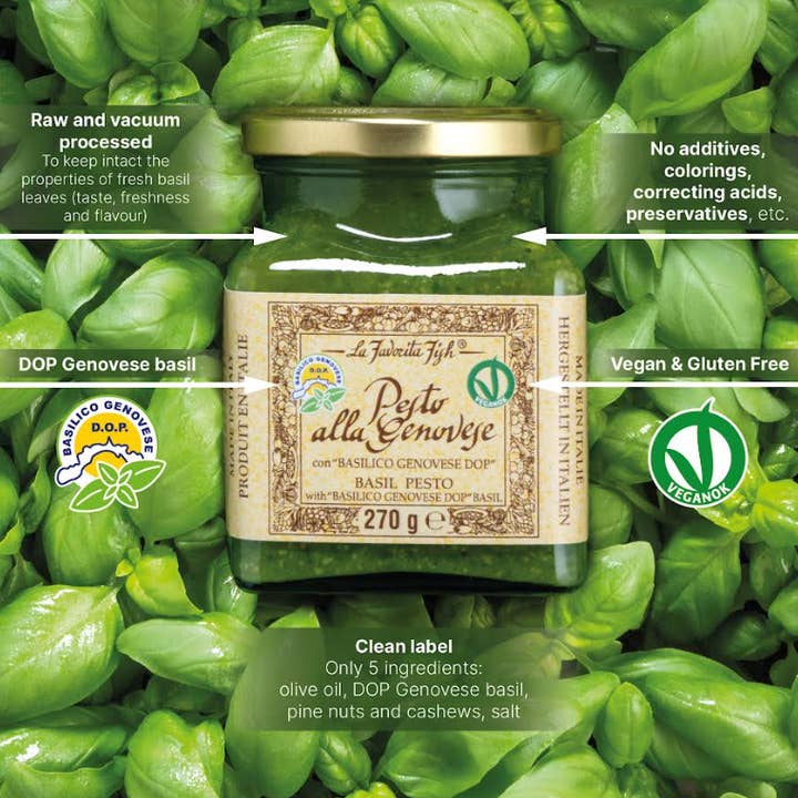 Gourmandise - Wholesale Pesto - Pesto alla genovese La Favorita 130 g.2