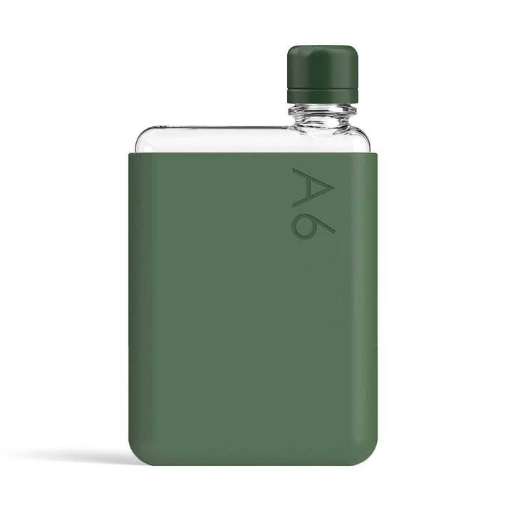 Pacchetto memobottle A6 - OG - Verde muschio per la vendita all'ingrosso da parte di memobottle