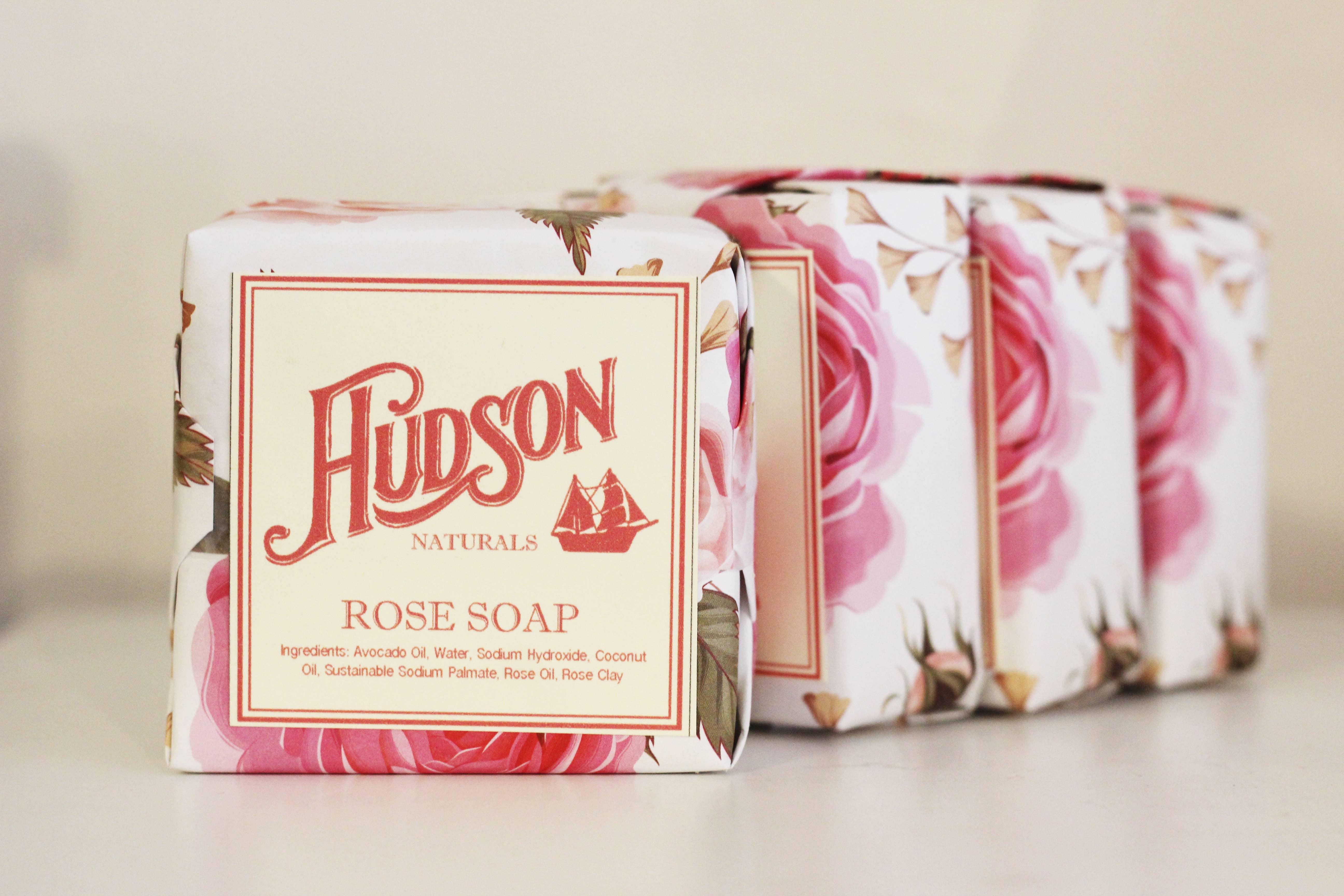 Hudson Naturals - Wholesale Bar Soap - Rose Soap1