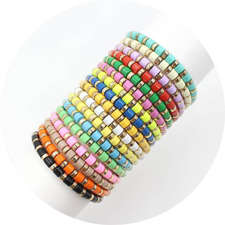 Tube Bead Chain Alloy Vitreous Enamel Rainbow S5P267 and other Purchase Wholesale enamel beads. Free Returns & Net 60 Terms on Faire trending on Faire.