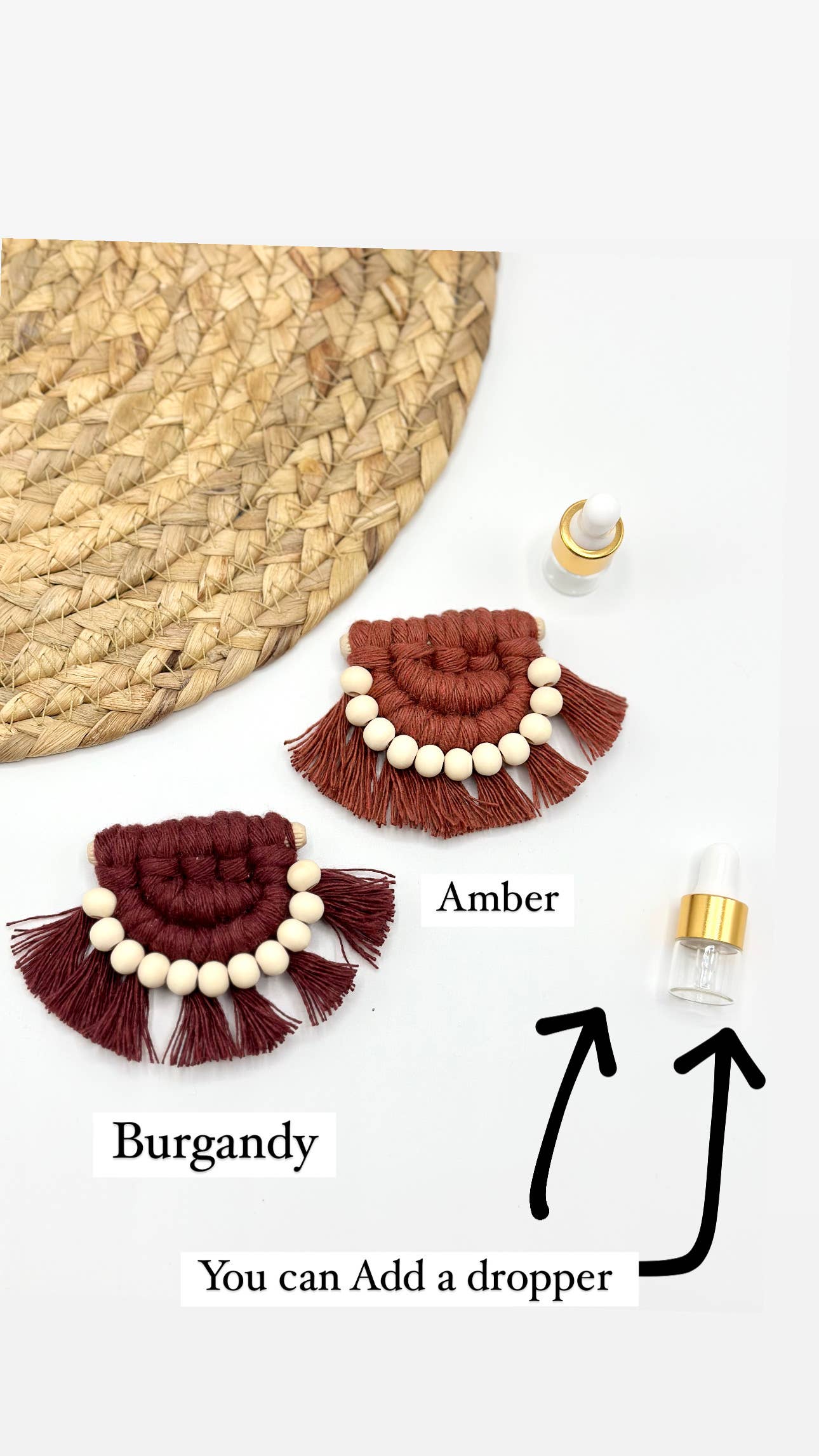 Lilly Bird Crochet – wholesale Car Freshener - Unisex – Macrame car vent & oil diffuser4