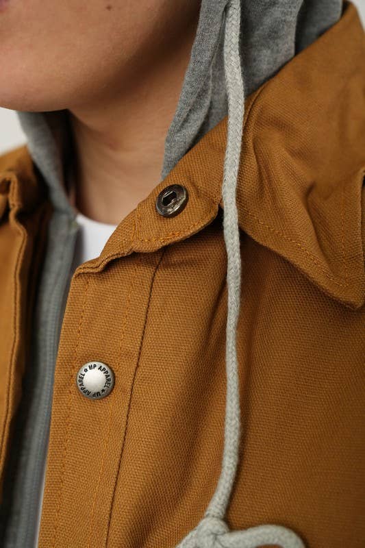 Lime Tree Clothing Inc. - Wholesale Shirt Jacket/Shacket - Men's - Men's Duck Canvas Hooded Shirt Jacket – Stylish & Versatile 14