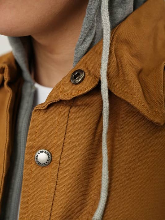 Lime Tree Clothing Inc. - Wholesale Shirt Jacket/Shacket - Men's - Men's Duck Canvas Hooded Shirt Jacket – Stylish & Versatile 14