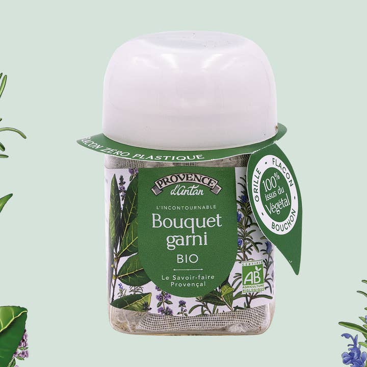PROVENCE D'ANTAN - Wholesale Herbs - Organic Bouquet Garni* - 12g Plant-Based PLA Pot0