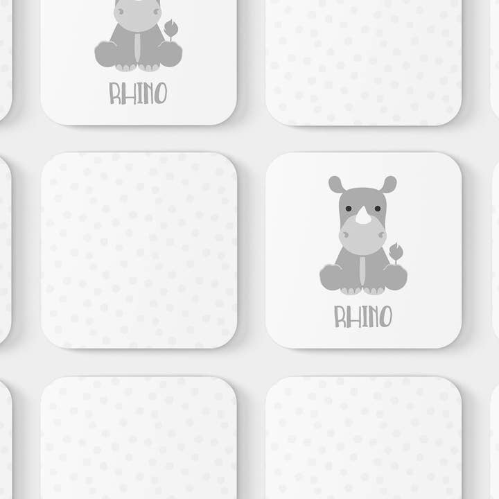 GoodnightFox - Wholesale Learning Cards - Kids & Baby - Safari Zoo Animal Memory Game