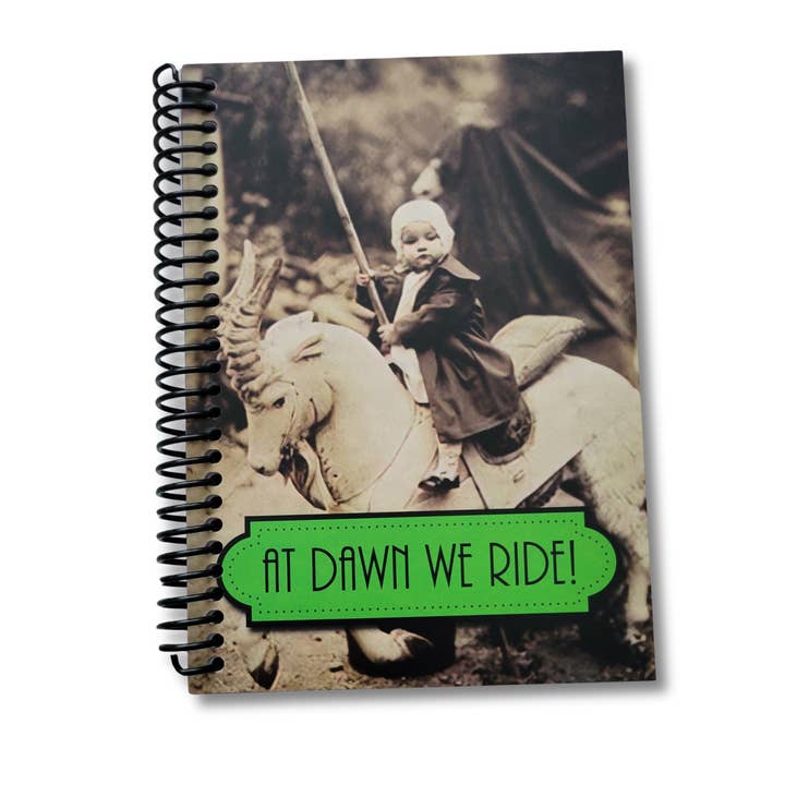 At Dawn We Ride Notebook for wholesale by ChicalooKate
