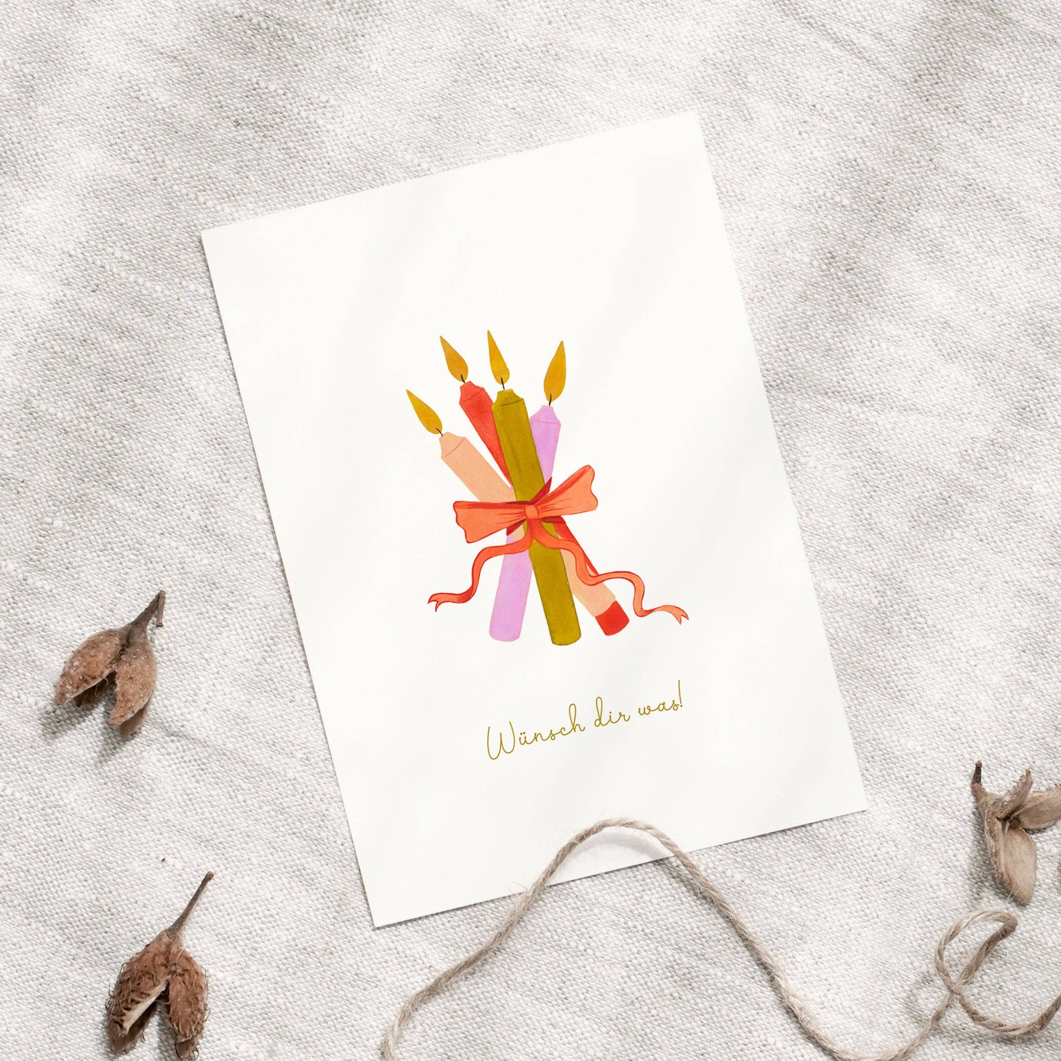 Leo La Douce GmbH - Venta al por mayor Tarjetas de cumpleaños - Tarjeta postal · Velas de cumpleaños4