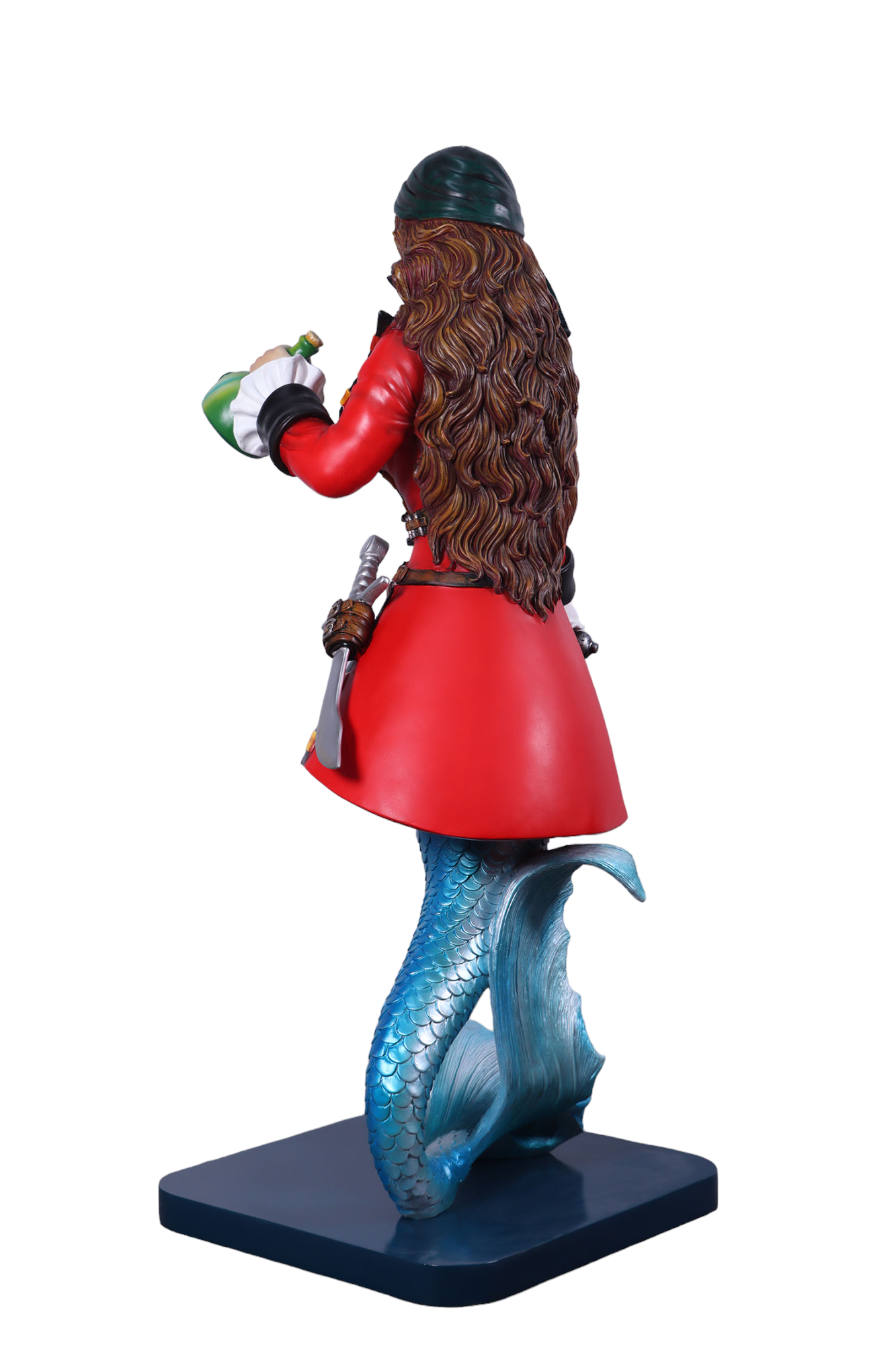 Nautical Tropical Imports - Wholesale Sculpture - Sassea The Renegade Mermaid Pirate Sculpture 5ft Tall 5