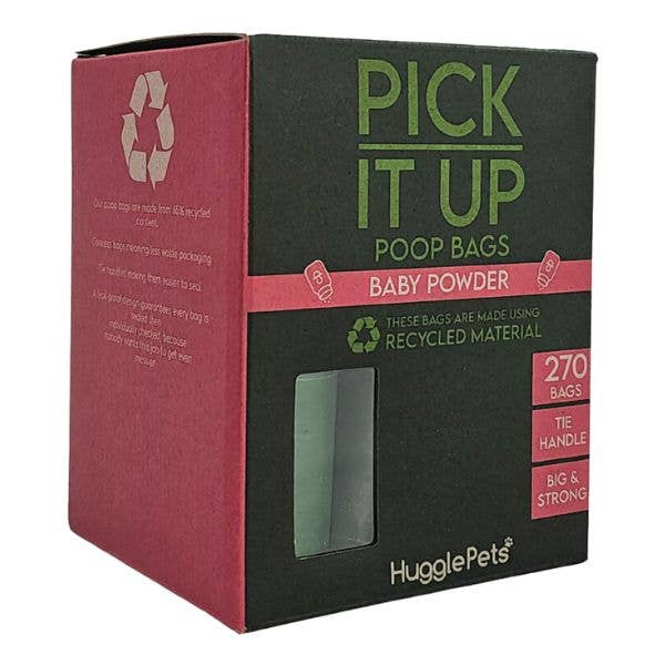 HugglePets – wholesale Pet poo bag – HugglePets Pick It Up Baby Powder Dog Poop Bags3