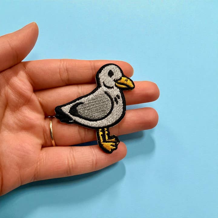 Gull patch for wholesale by Fin Pin Shop