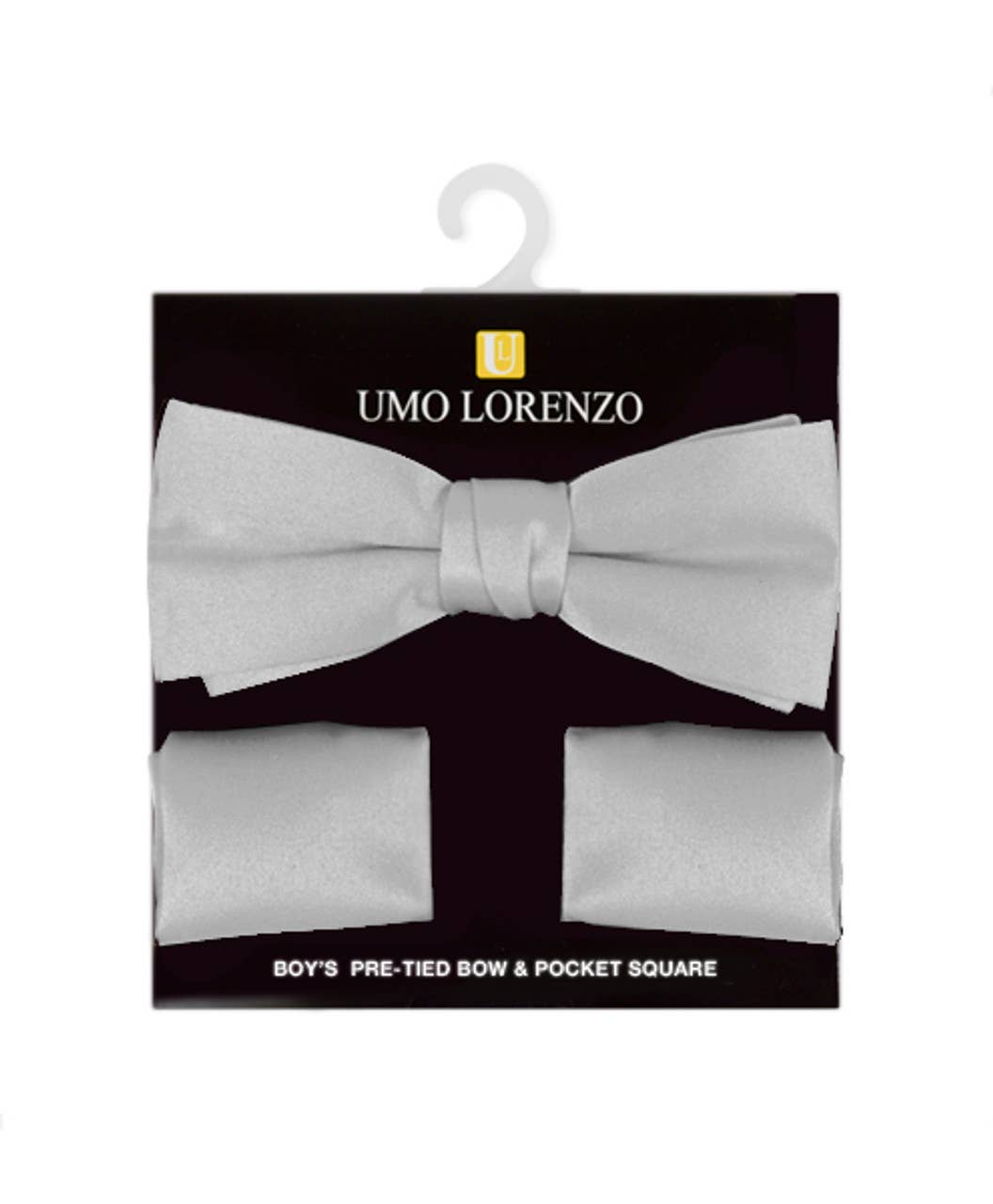 Selini New York - Wholesale Bow Tie - Kids - 100% Poly Satin Boy's Banded Bow Tie and Hanky BBTH13018