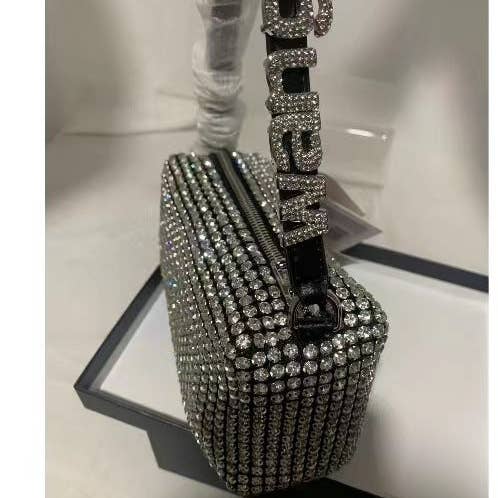 Ole - Wholesale Shoulder Bag - Women's - Rectangle Rhinestone Bag HB227618