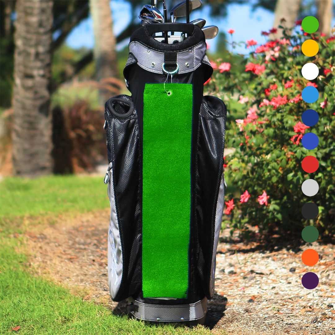 Pro Towels - Wholesale Sports Towel - Tri-Fold Diamond Velour Golf Towel: Grommet & Hook4