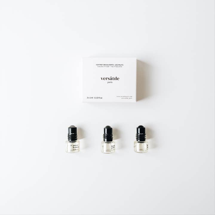 VERSATILE PARIS - Vendita all'ingrosso Set di fragranze - SCATOLA SCOPERTA 3 CAMPIONI1