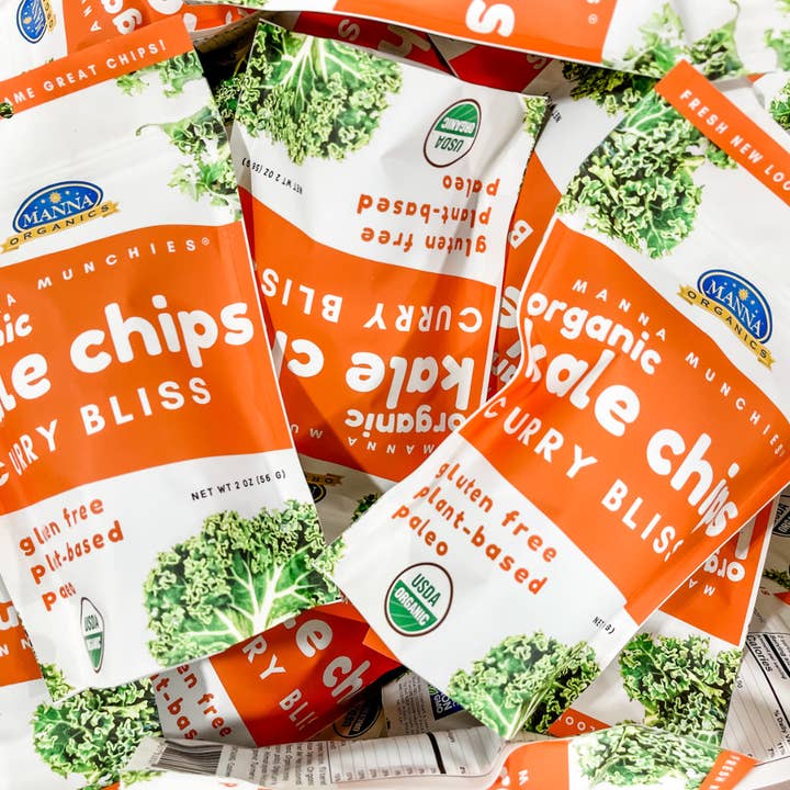 Manna Organics - Wholesale Chips - Curry Bliss