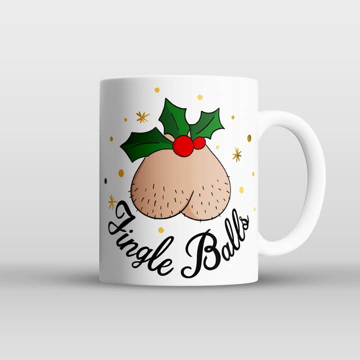 Risqué Gifts - Wholesale Coffee Mug - Jingle Balls Mug