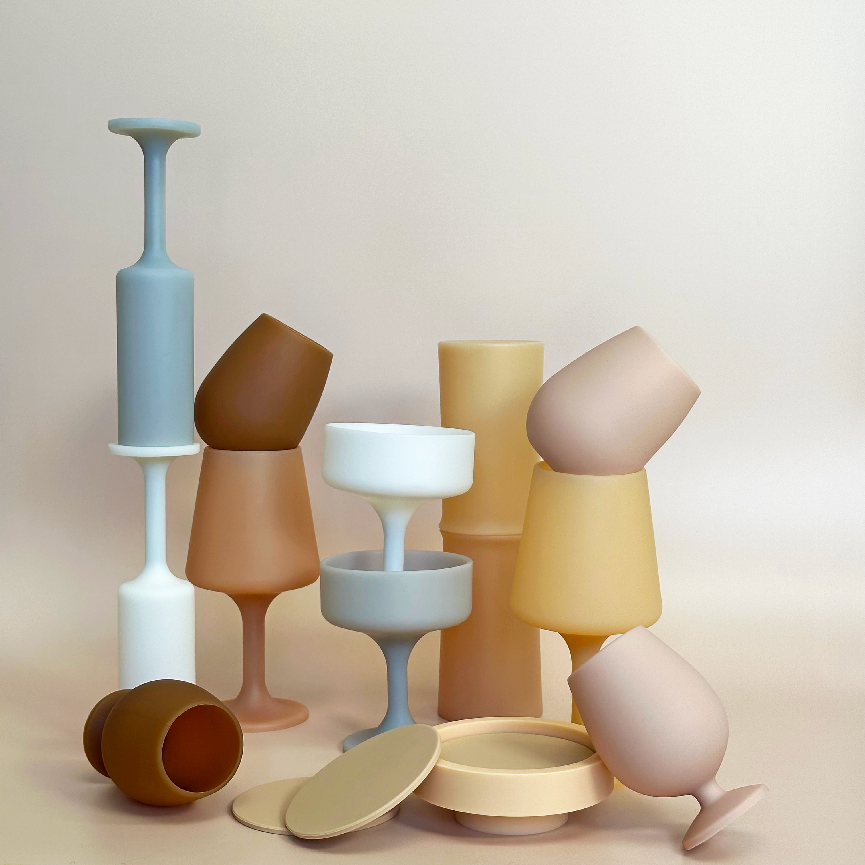 porter green | style + sustainability - Wholesale Drinking glass/cup - Essentials bundle | tonal bundle | neutral colours0