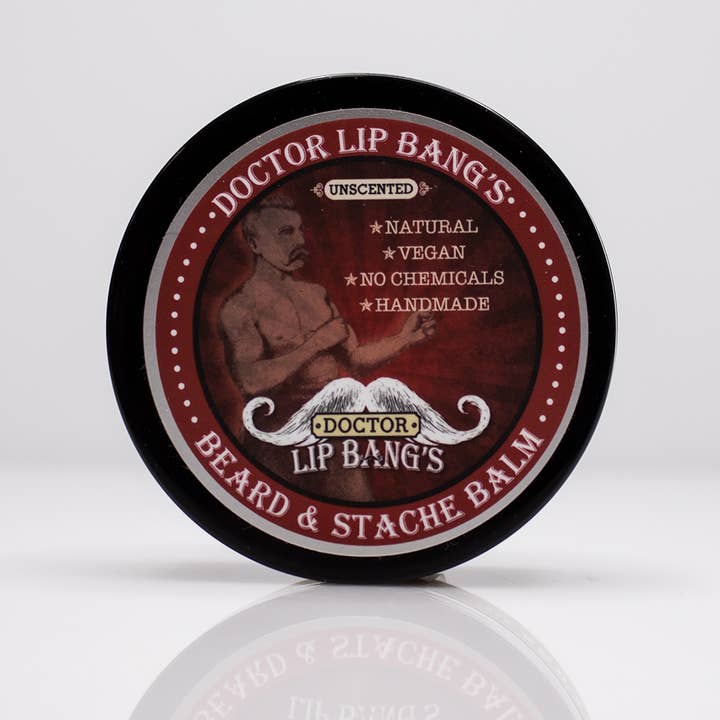 Doctor Lip Bang's - Vente Produit structurant pour la barbe - Non parfumé - Baume végétalien pour barbe et stache