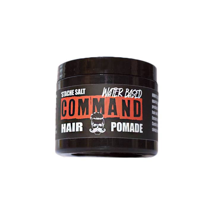 'Stache Salt - Wholesale Hair Pomade - Men's - Command Hair Pomade - Water Based2