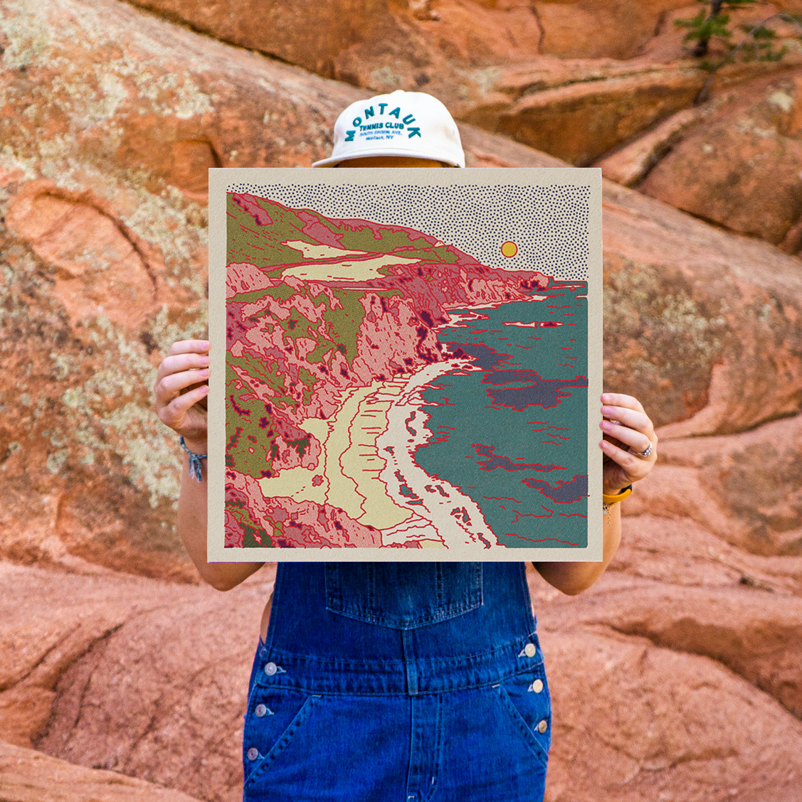 Caroline Clark - Wholesale Art Print - Big Sur Art Print2