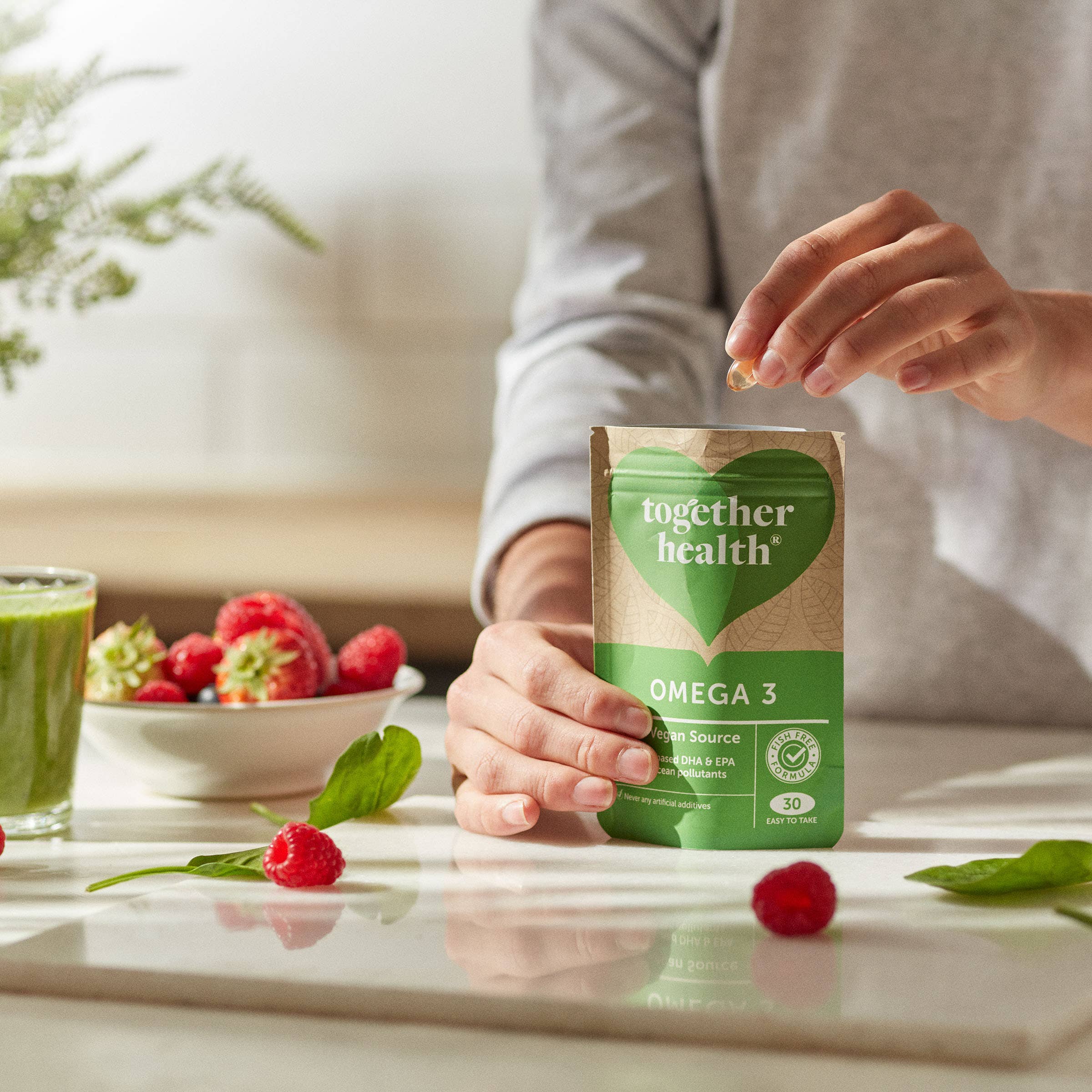 Together Health - Vendita all'ingrosso Vitamine/integratori orali - Omega 3 vegano - 30 softgel5