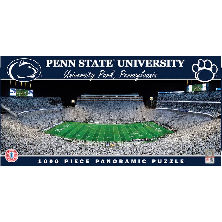 Penn State - Puzzle panoramique de 1000 pièces - Vue centrale pour la vente par Masterpieces Puzzles