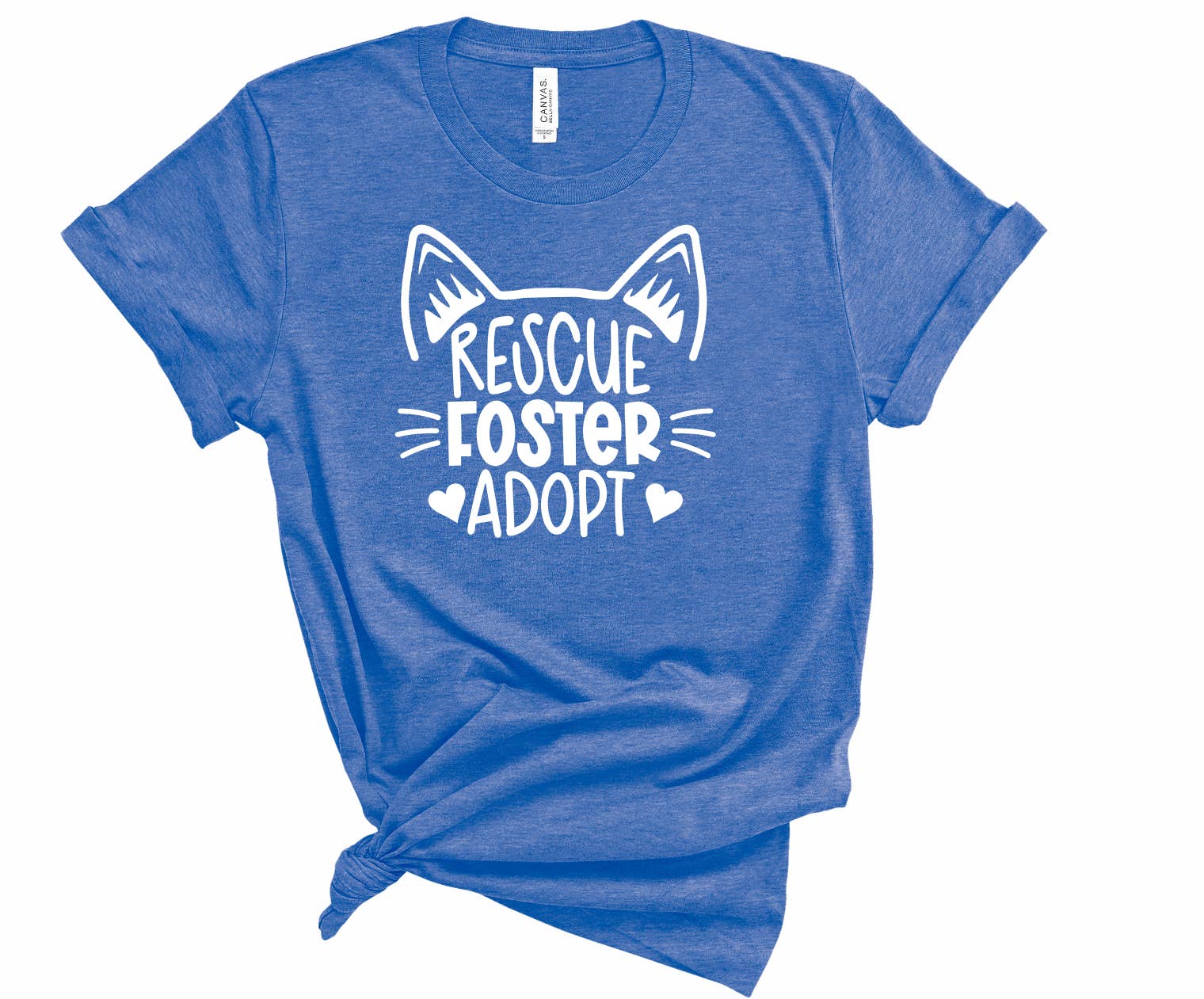 Woofingtons & Company - Wholesale Screen Printed T-Shirt - Women's - Rescue, Foster, Adopt Teeshirt - Pet Lovers Cute T-shirts6