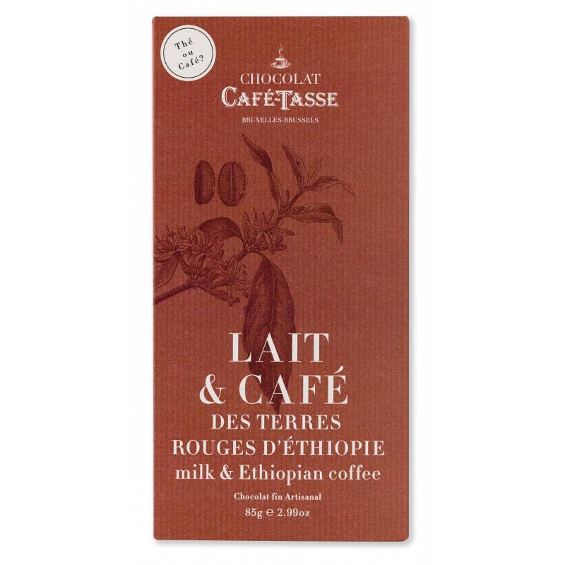 Café-Tasse - Wholesale Chocolate - Milk & Ethiopian Coffee Chocolate Bar1