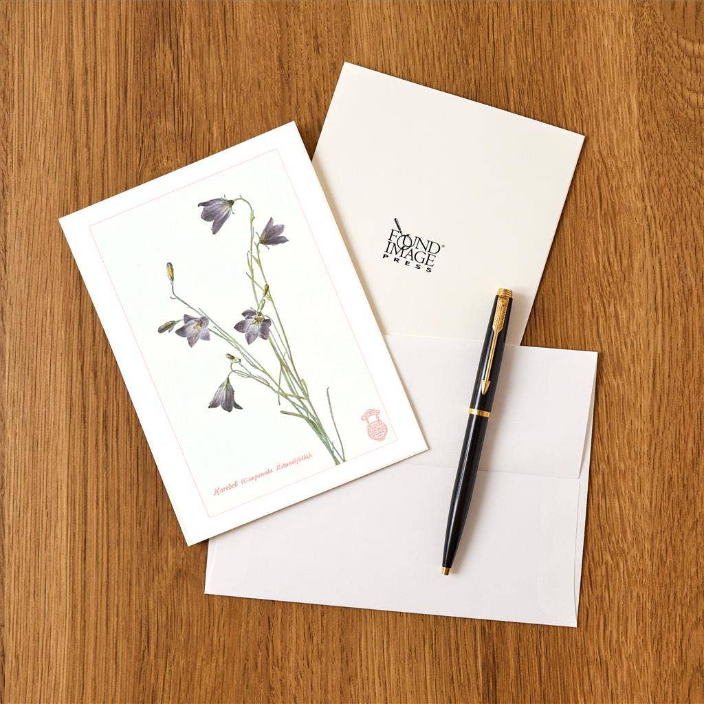 Found Image Press - Wholesale Stationery/Notecard Set - Greeting Card FC-24 Harebell1