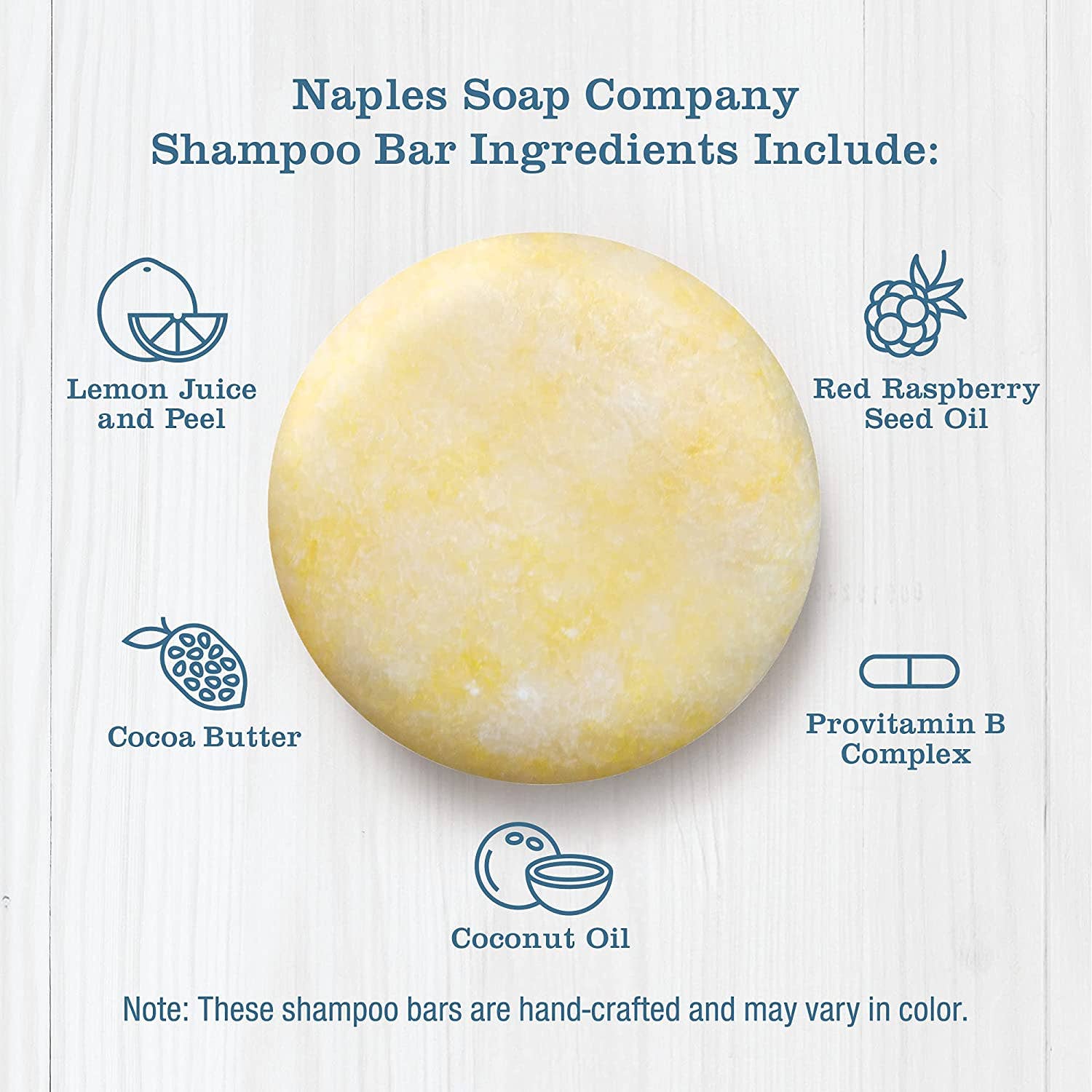 Naples Soap Company | Clean Beauty, Natural Bath & Body - Wholesale Shampoo Puck/Solid Shampoo - Coconut Water Shampoo Bar – Refresh & Restore4