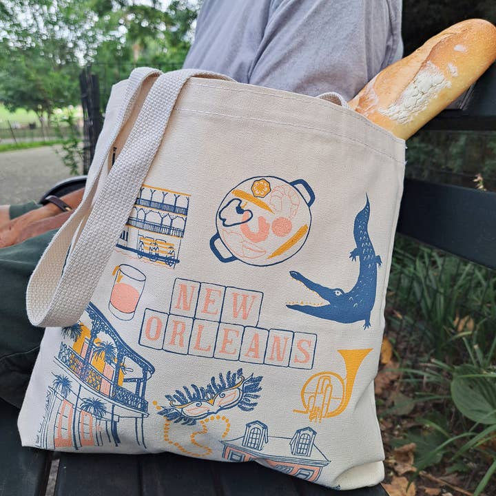 Claudia Pearson - Vente Tote bag – femme - La Nouvelle-Orléans Everyday Cabas2