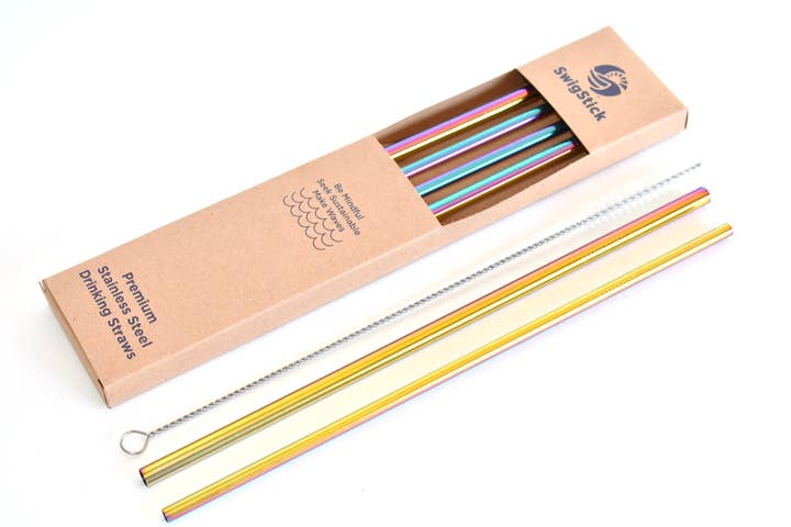 Blu Kabu - Wholesale Drinking Straw - Multi-Colored Stainless Steel Straws0