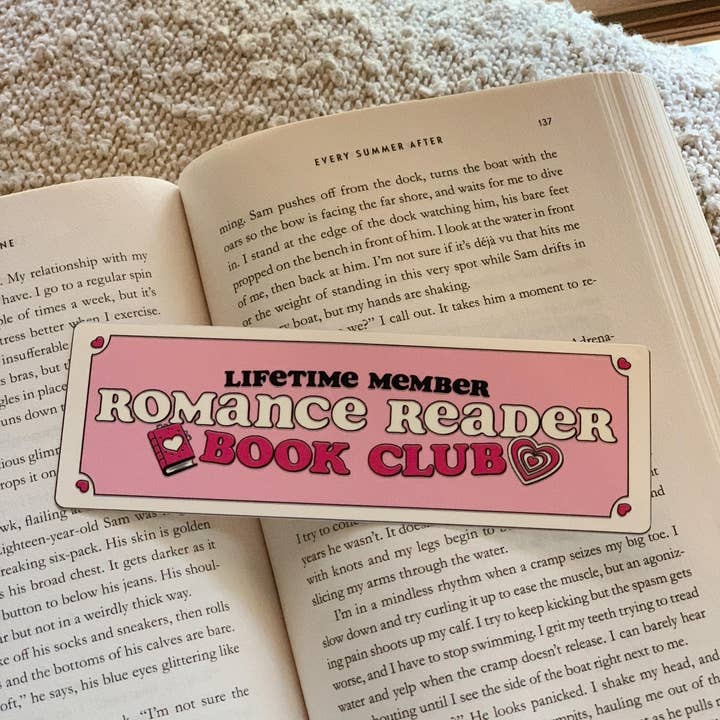 Segnalibro in Vinile per Lettori di Romanzi & Adesivo Letterario Regalo 2x6 per la vendita all'ingrosso da parte di Tiny Acres Co