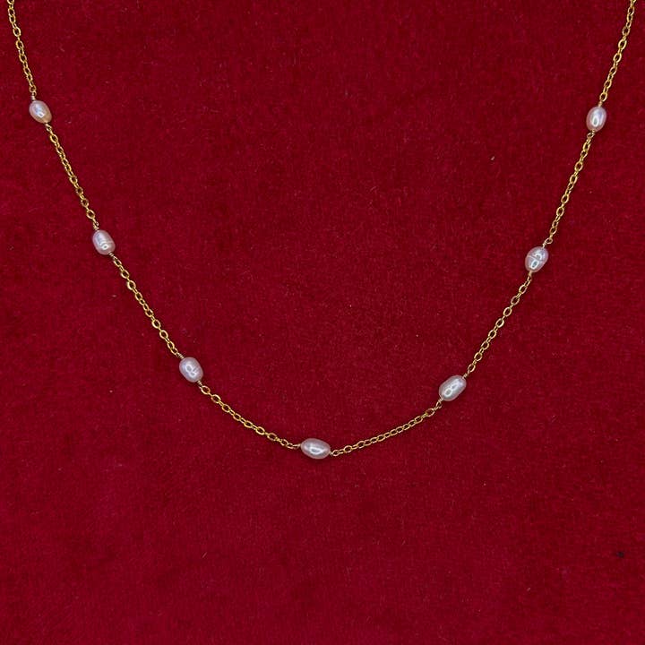 Lydia Pearl Necklace for wholesale by Iris & I Jewellery