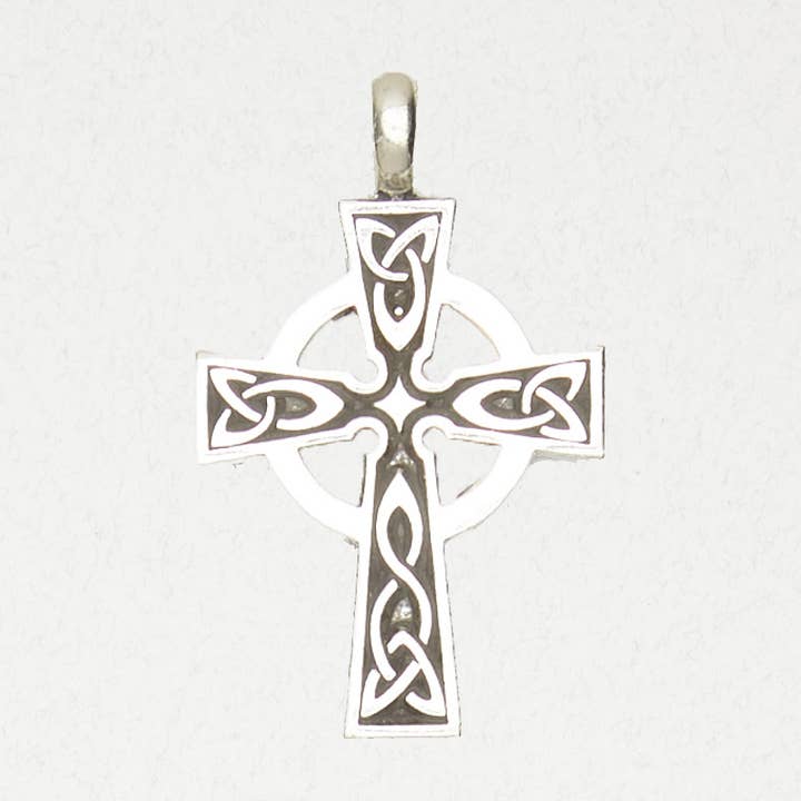 Nirvana LLC - Wholesale Individual Charm/Pendant - Celtic Pewter Pendant Necklace - Celtic Cross0