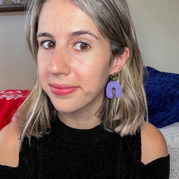 LuckyDreams - Wholesale Dangle Earrings - Clay Earrings- The Beth- Hypoallergenic- Lightweight - Handmade- Statement Jewelry2