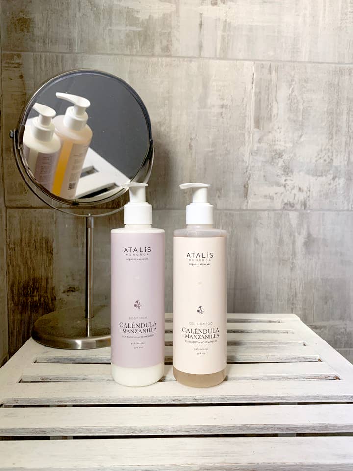 ED ESPECIAL VERANO - BODY MILK + GEL CHAMPÚ - Ilustración para venta al por mayor de Atalis Menorca