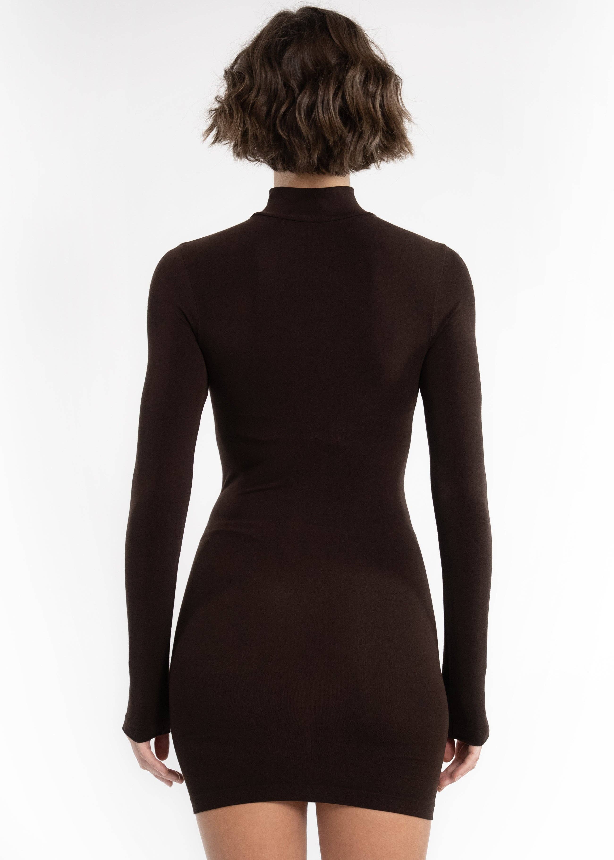 ELIETIAN - Wholesale Jurk - Dames - Jurk met lange mouwen en coltrui12