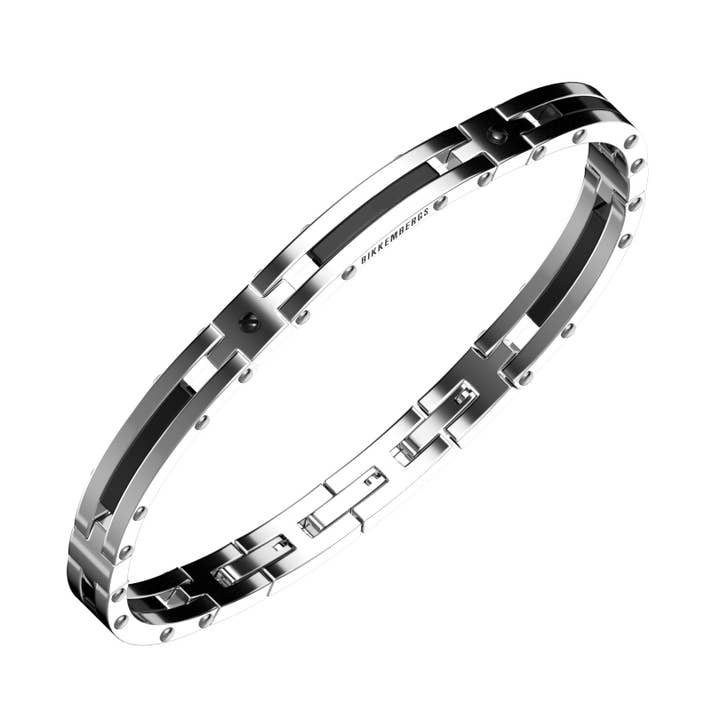 CLAB09WB - 316l stålarmband med IP-behandling för wholesale av BIKKEMBERGS