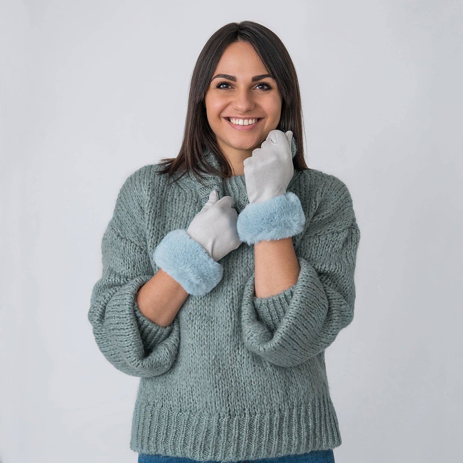 Forever England / Millie Mae – wholesale Gloves – Women's – Gloves with Faux Fur Edge12